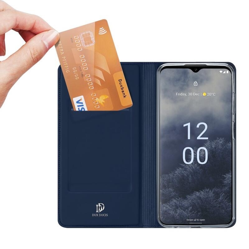 DUX elegáns mobiltáska Nokia G60 5G - sötétkék