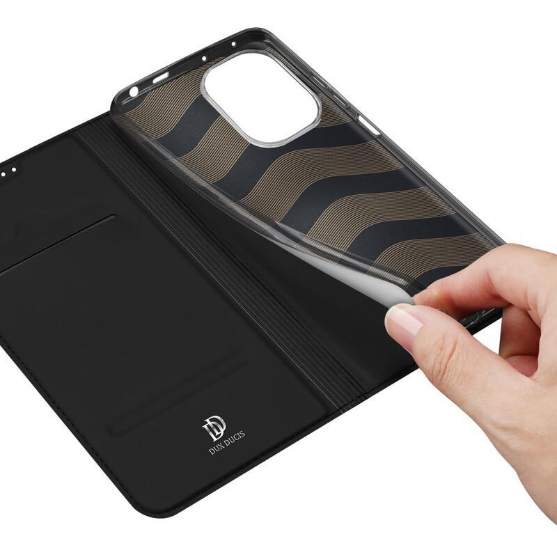DUX könyvtáska Xiaomi Poco F5-hez - fekete