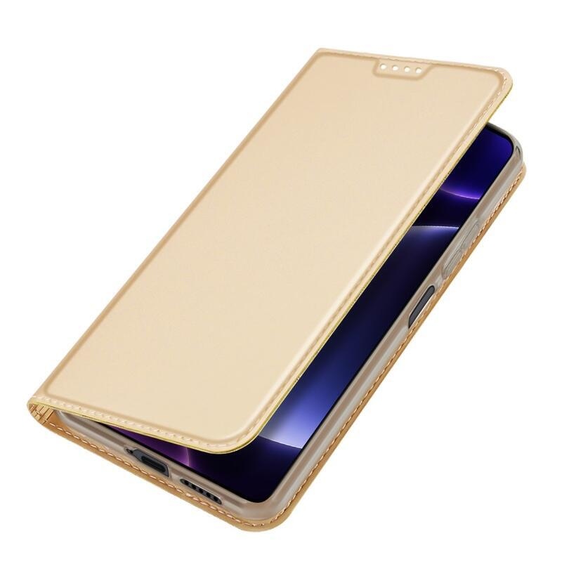 DUX könyv tok Xiaomi Poco F5-hez - arany színű