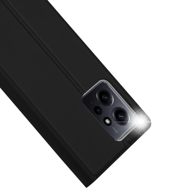 DUX könyvtáska Xiaomi Redmi Note 12 4G - fekete
