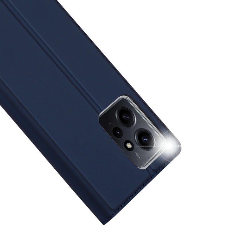 DUX könyvtáska Xiaomi Redmi Note 12 4G - sötétkék