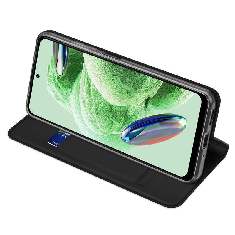 DUX könyvtáska Xiaomi Redmi Note 12 Pro+ 5G - fekete