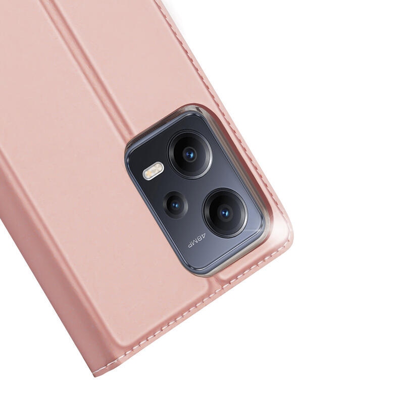 DUX könyvtáska Xiaomi Redmi Note 12 Pro+ 5G - rózsaarany