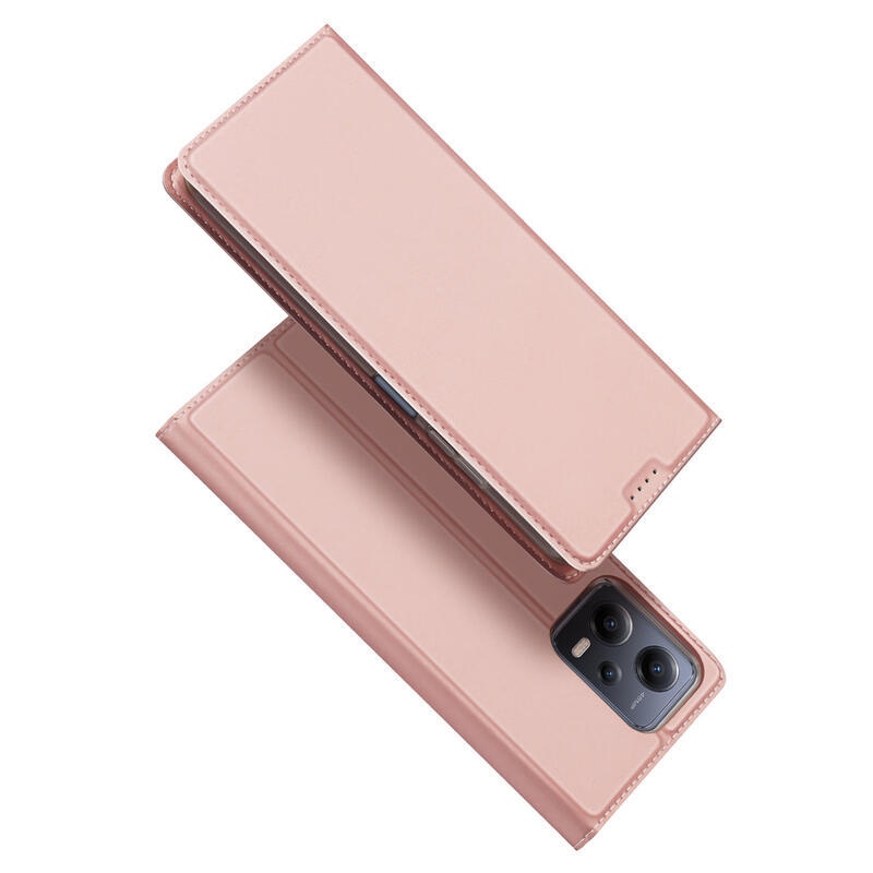 DUX könyvtáska Xiaomi Redmi Note 12 Pro+ 5G - rózsaarany