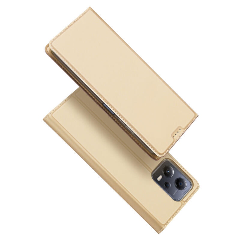 DUX könyv tok Xiaomi Redmi Note 12 Pro+ 5G - arany színű