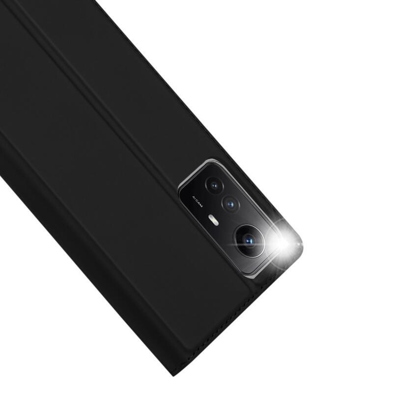 DUX könyvtáska Xiaomi Redmi Note 12S-hez - fekete
