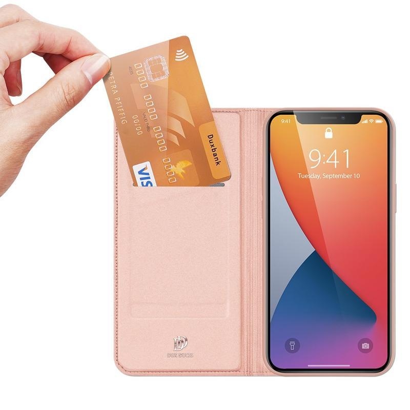 DUX PU bőr tok iPhone 12 Pro Max 6,7