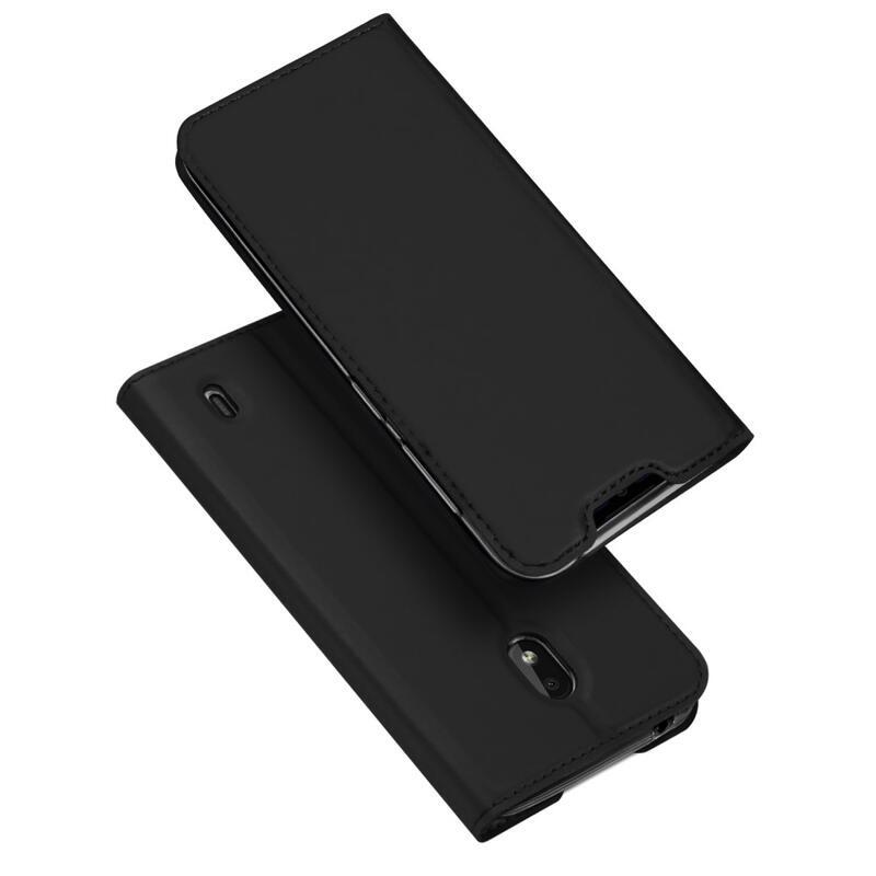 DUX PU bőr mobiltáska Nokia 2.2 - fekete