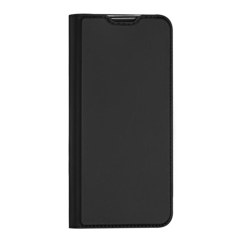 DUX PU bőr mobiltelefon tok Realme C11 (2021) - fekete