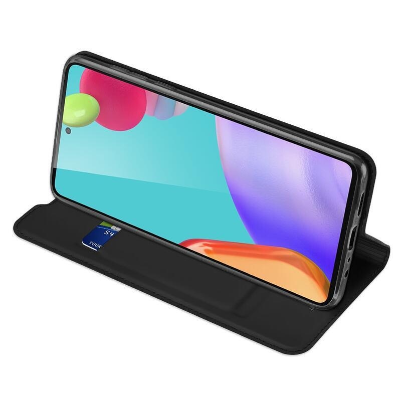DUX PU bőr tok Samsung Galaxy A52 5G/4G/A52s 5G - fekete