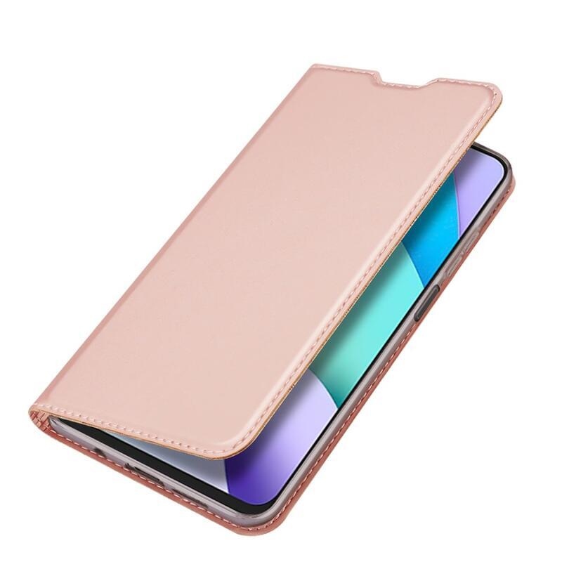 DUX PU bőr tok Xiaomi Redmi 10/Redmi 10 (2022) - rózsaszínű