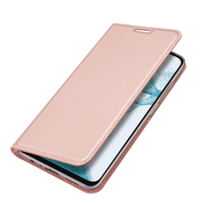 DUX PU bőr tok Samsung Galaxy A23 4G/5G készülékhez - rózsaszín