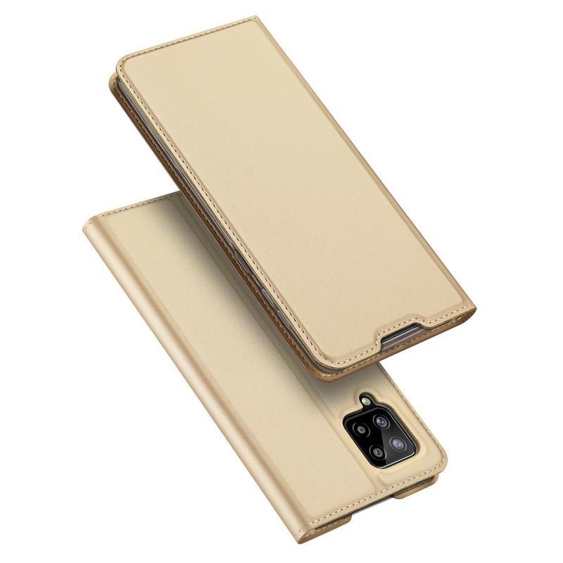 DUX PU bőr tok Samsung Galaxy A42 5G - arany színben