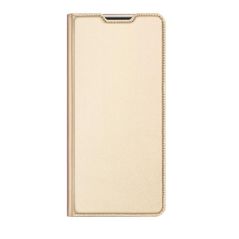 DUX PU bőr tok a Xiaomi Redmi Note 11 4G/Note 11S 4G készülékhez - arany színű