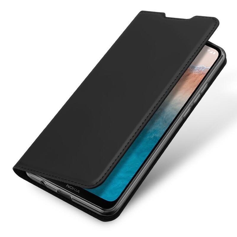 DUX stílusos mobiltelefon tok Nokia C21 Plus - fekete