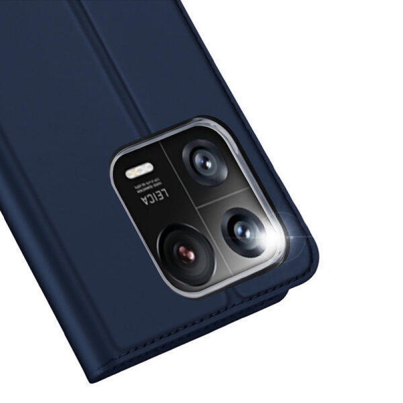 DUX stílusos mobiltáska Xiaomi 13 Pro - sötétkék