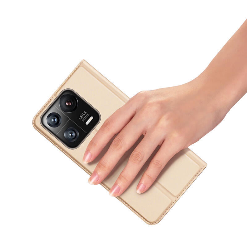 DUX stílusos Xiaomi 13 Pro mobiltelefon tok - arany színű