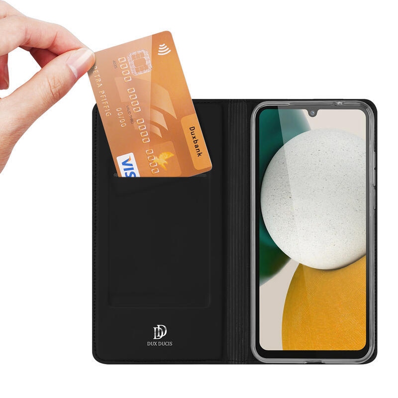 DUX stílusos tok Samsung Galaxy A34 5G készülékhez - fekete