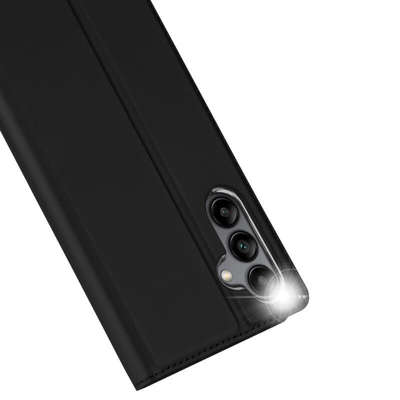 DUX stílusos tok Samsung Galaxy A34 5G készülékhez - fekete