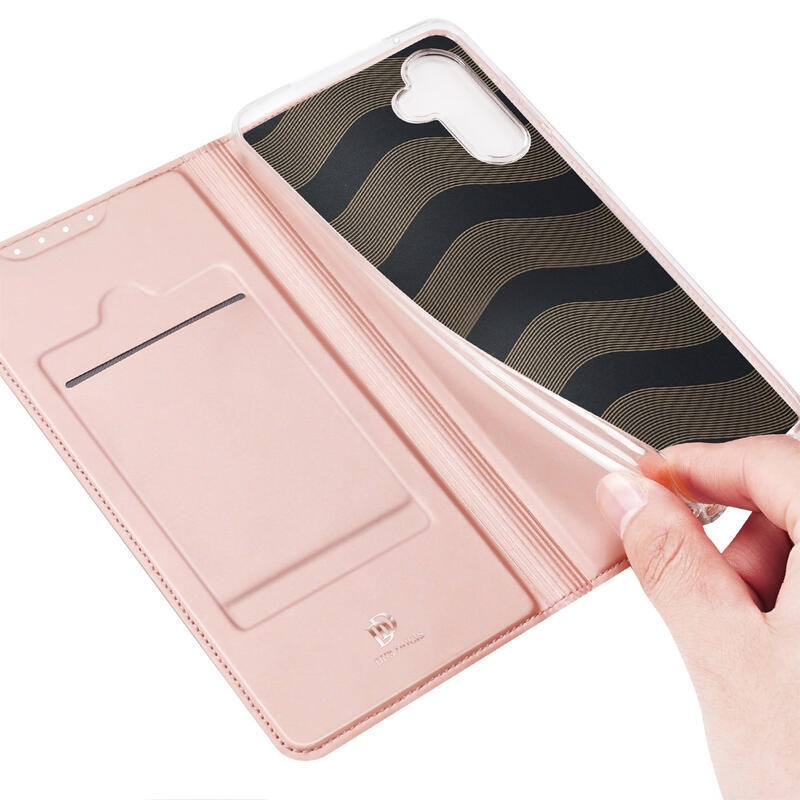 DUX elegáns tok Samsung Galaxy A34 5G készülékhez - rózsaarany színben