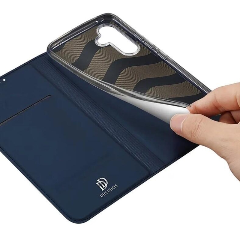 DUX stílusos tok Samsung Galaxy A54 5G - sötétkék