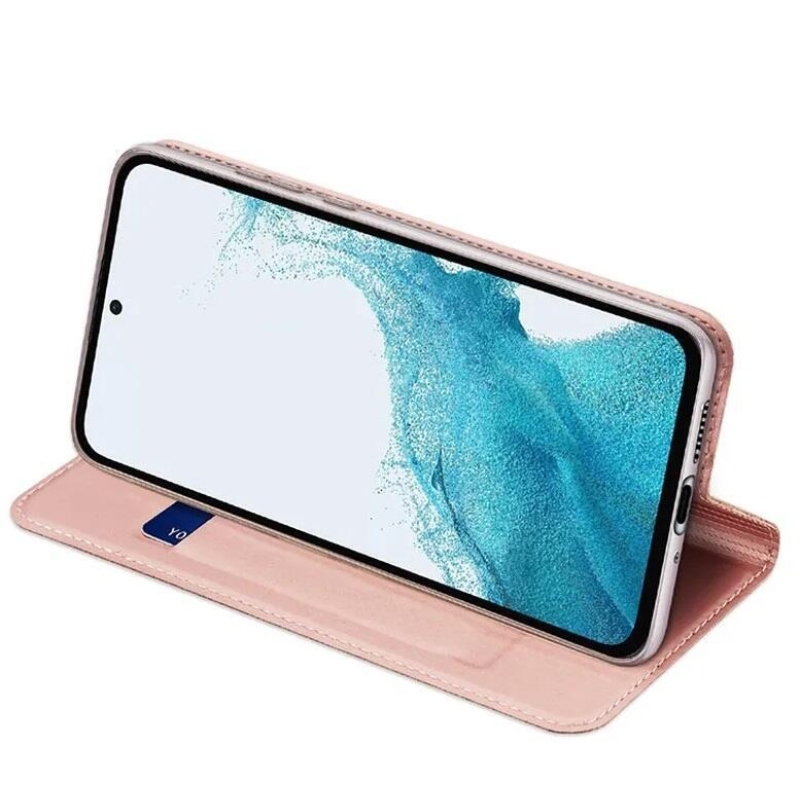 DUX elegáns tok Samsung Galaxy A54 5G készülékhez - rózsaarany színben