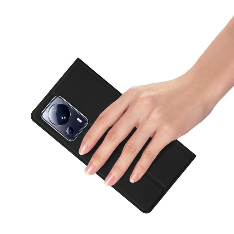 DUX stílusos tok Xiaomi 13 Lite-hoz - fekete