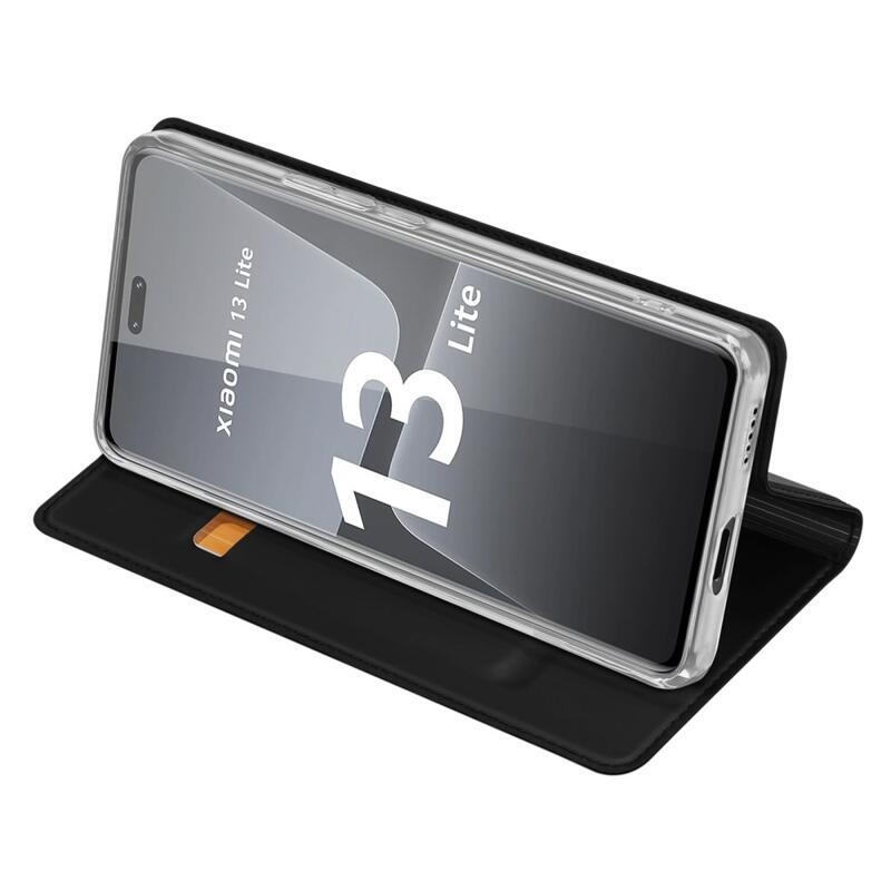 DUX stílusos tok Xiaomi 13 Lite-hoz - fekete