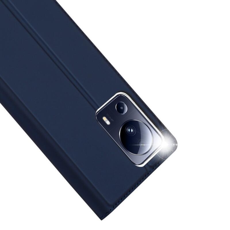 DUX stílusos tok Xiaomi 13 Lite-hoz - sötétkék