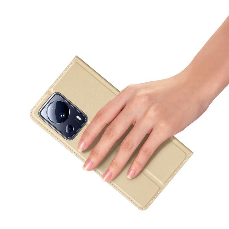 DUX stílusos tok Xiaomi 13 Lite-hoz - arany színben