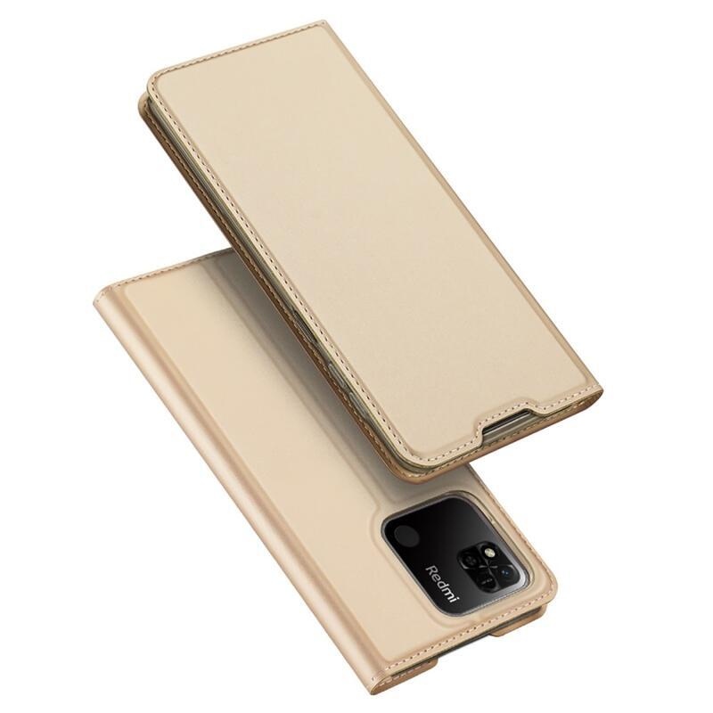 DUX stílusos tok Xiaomi Redmi 10A - arany színben