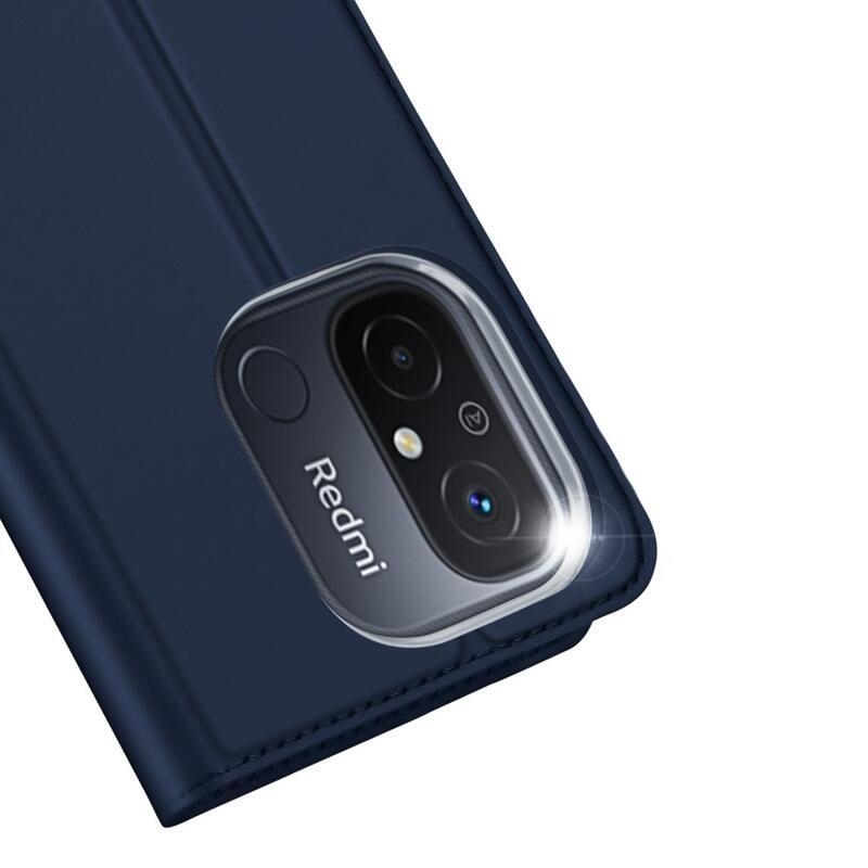 DUX stílusos tok Xiaomi Redmi 12C-hez - sötétkék