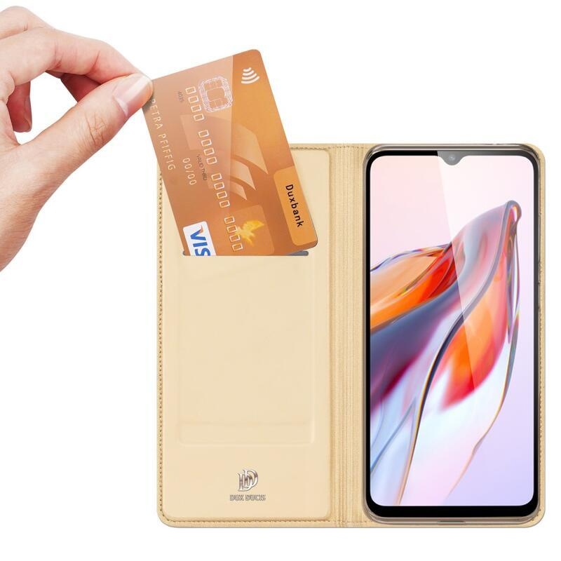 DUX stílusos tok Xiaomi Redmi 12C-hez - arany színben