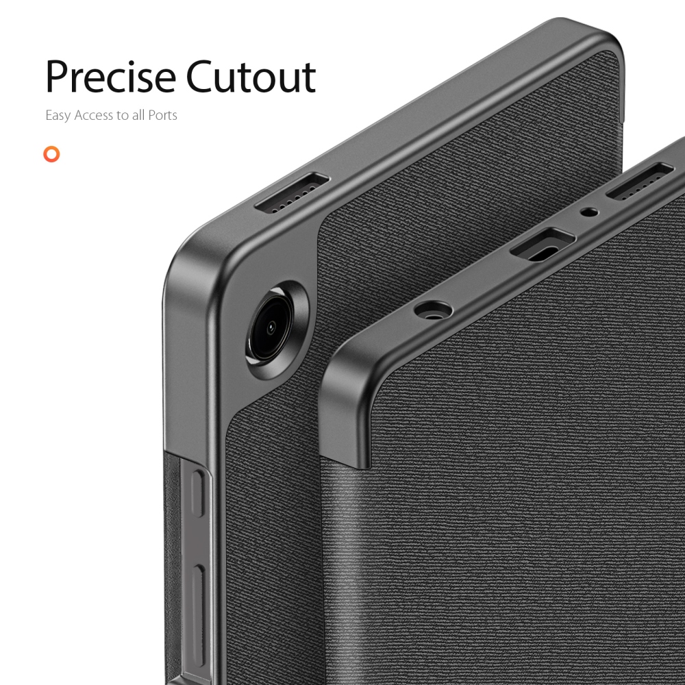 DUX táblagép tok Samsung Galaxy Tab A11/Tab A9 - fekete