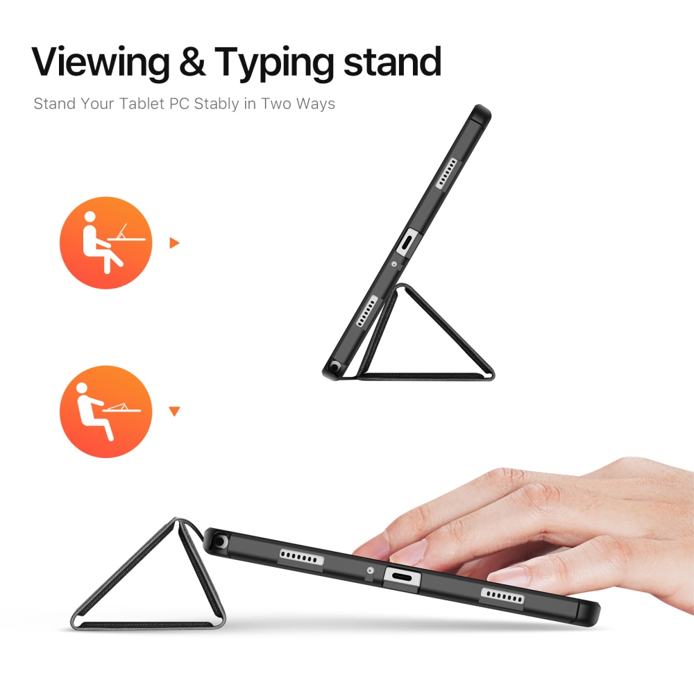 DUX táblagép tok Samsung Galaxy Tab A11+/Tab A9+ - fekete