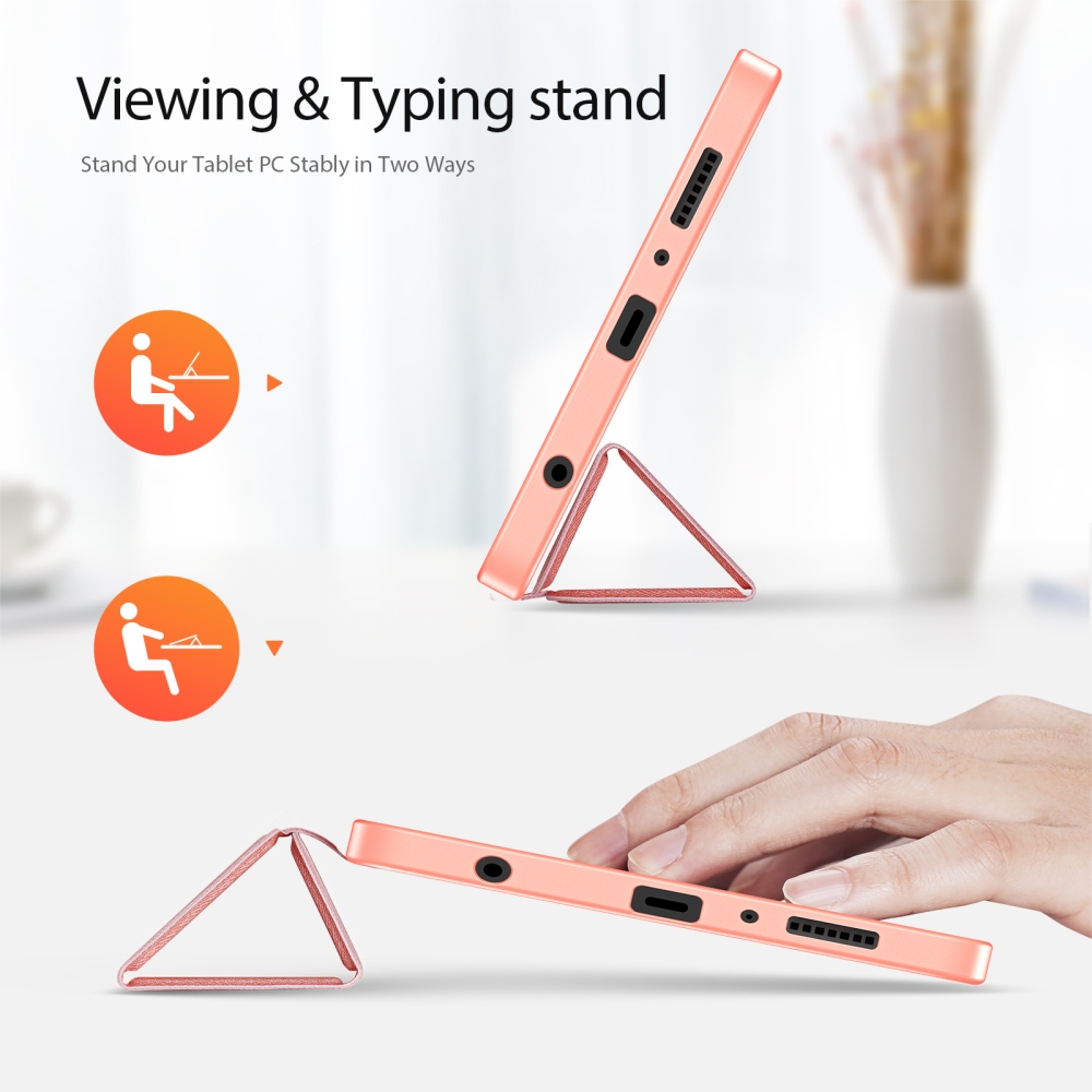DUX táblagép tok Samsung Galaxy Tab A11/Tab A9 - rózsaszín