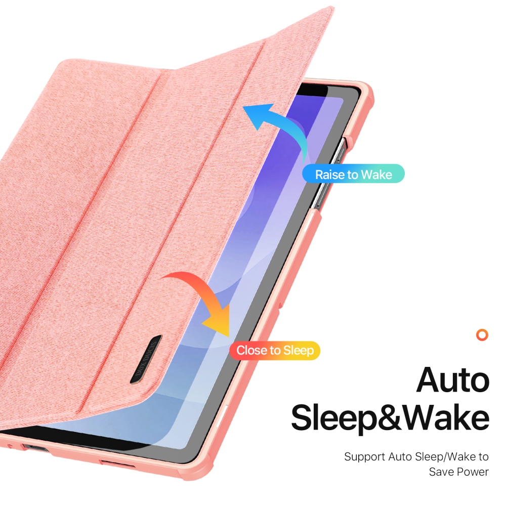 DUX tablet tok Samsung Galaxy Tab A11+/Tab A9+ - rózsaszínű