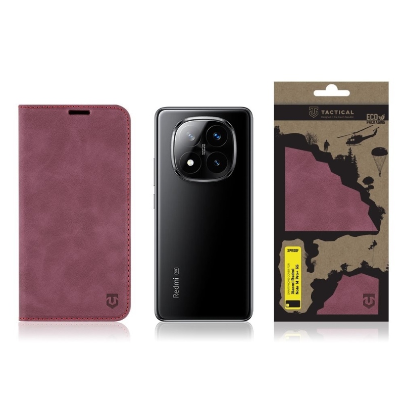 Taktikai Xproof a Xiaomi Redmi Note 14 Pro + 5G piros sapka számára