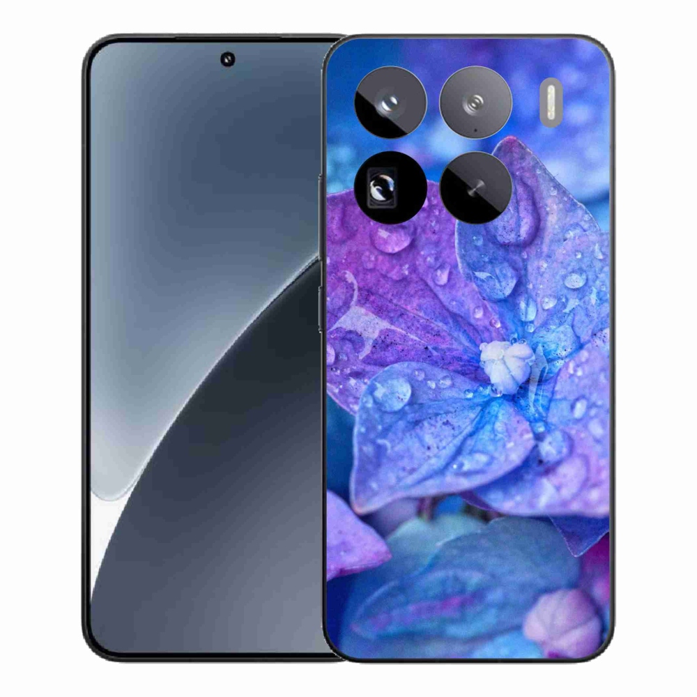 Gél borítás mmCase a Xiaomi 15 Pro-hoz - lila virág
