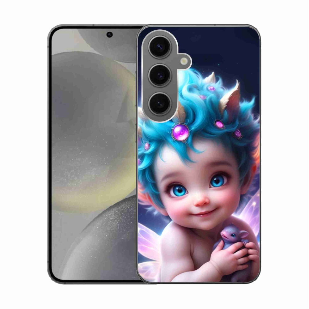 Gél borítás mmCase Samsung Galaxy S24 készülékhez - baba pillangószárnyakkal