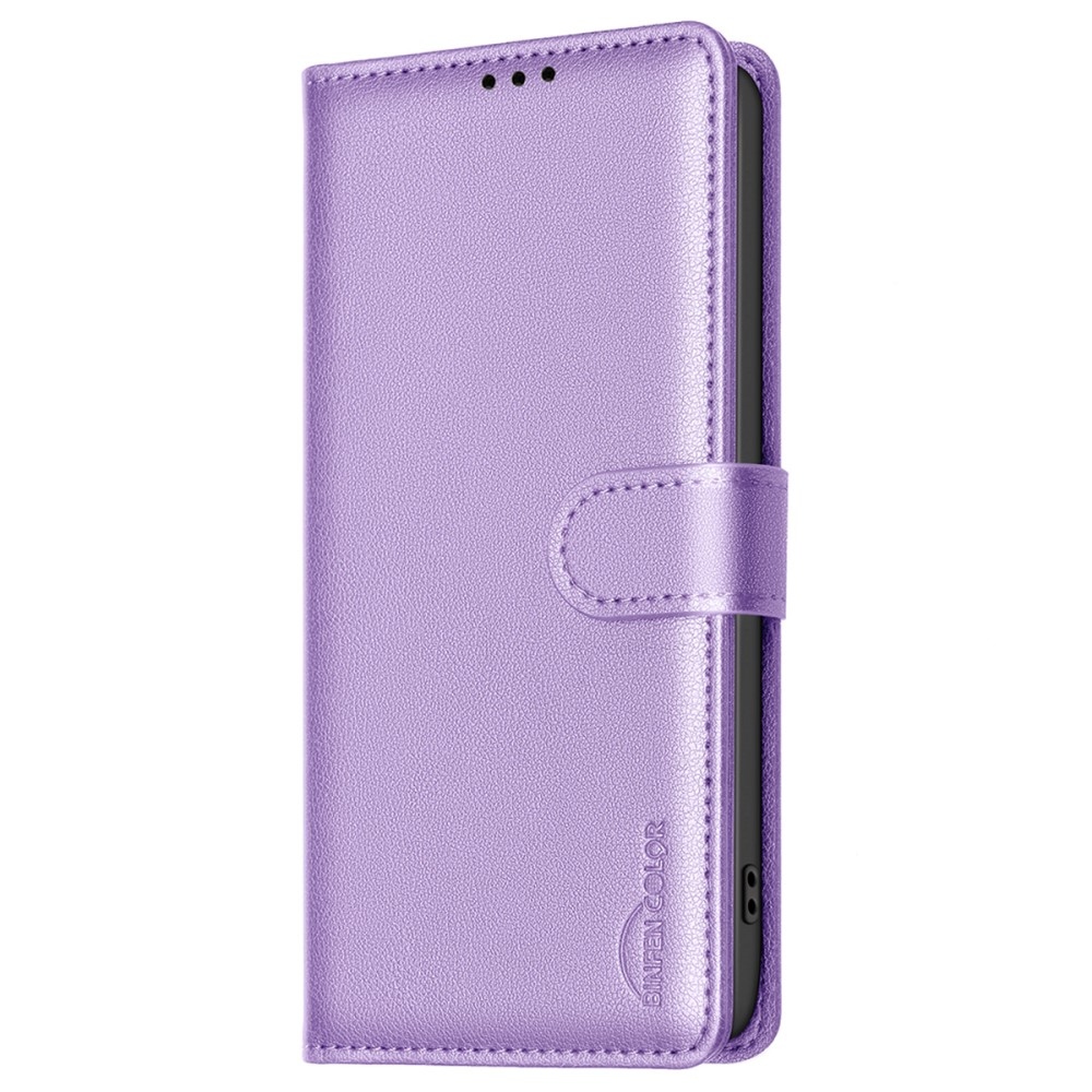 BINFEN könyvtáska Samsung Galaxy A36 5G - lila