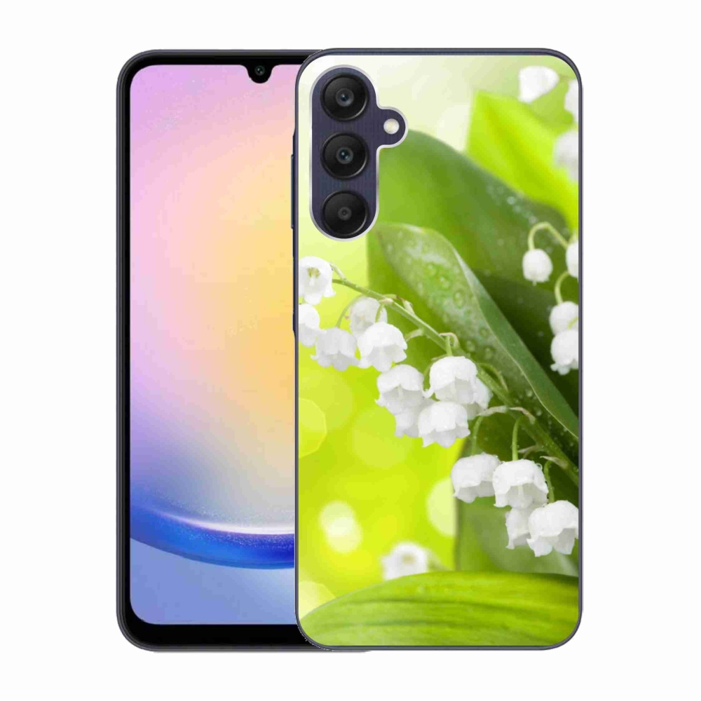 Gél borítás mmCase Samsung Galaxy A25 5G - lily of the valley - gyöngyvirág