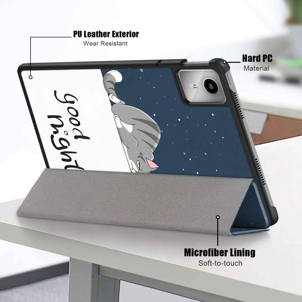 Patte intelligens záró tok Lenovo Tab M11/Tab K11 - macska