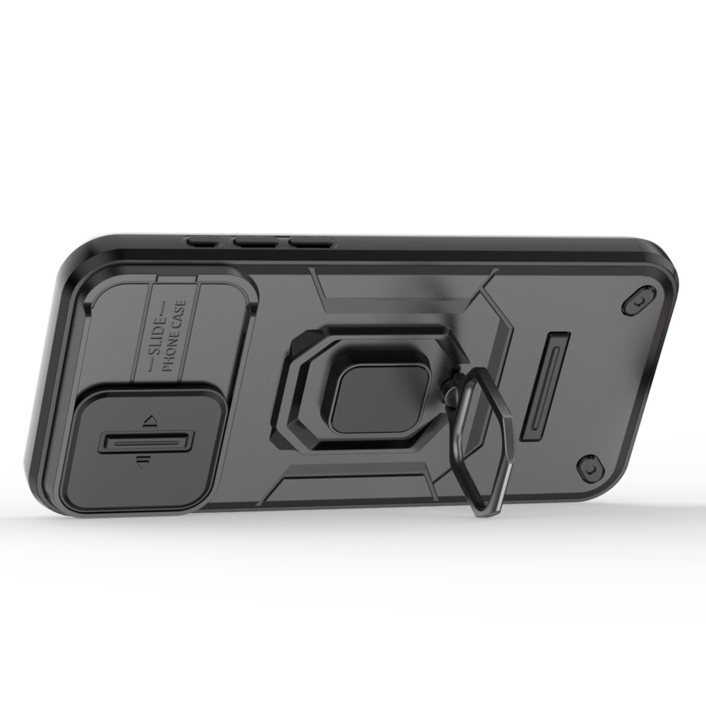 Ütésálló borítás iPhone 15 Pro készülékhez - fekete