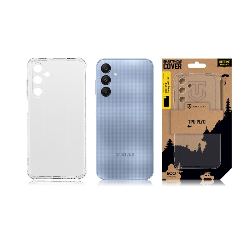 Taktikai TPU Plyo borítás Samsung Galaxy A25 5G átlátszóhoz