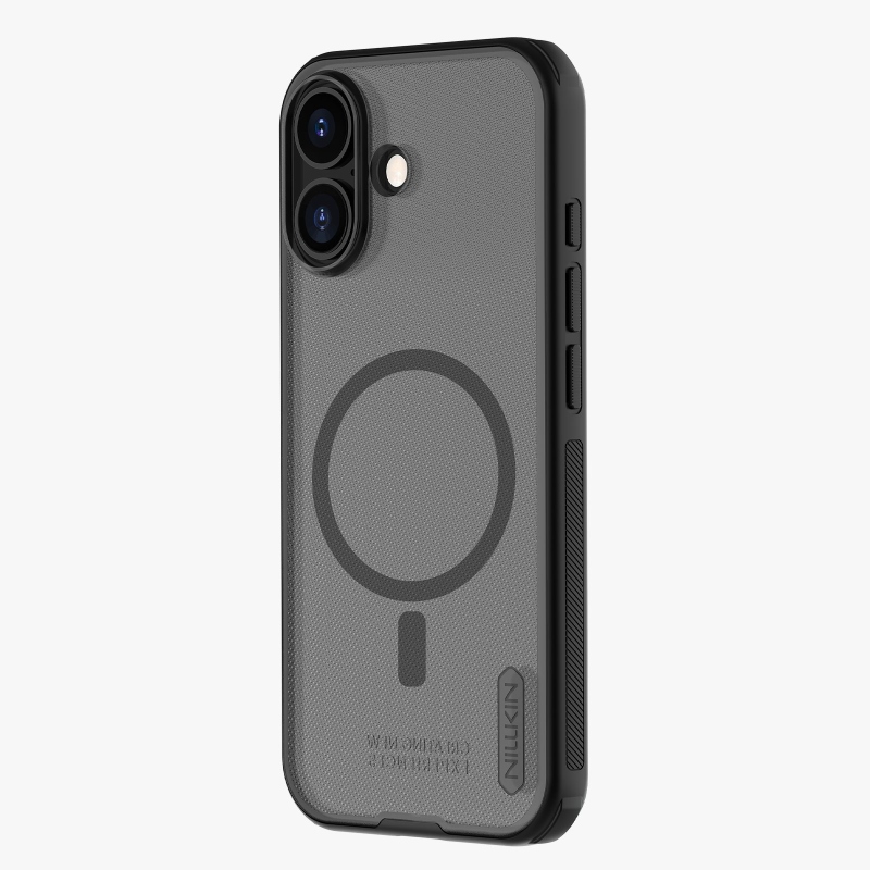 Nillkin Super Frosted PRO mágneses hátsó borítás Apple iPhone 17 átlátszó fekete