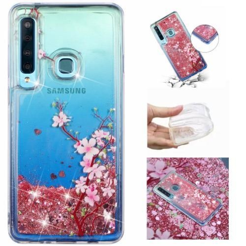 Dinamikus homokóra zselés tok Samsung Galaxy A9 - virágok
