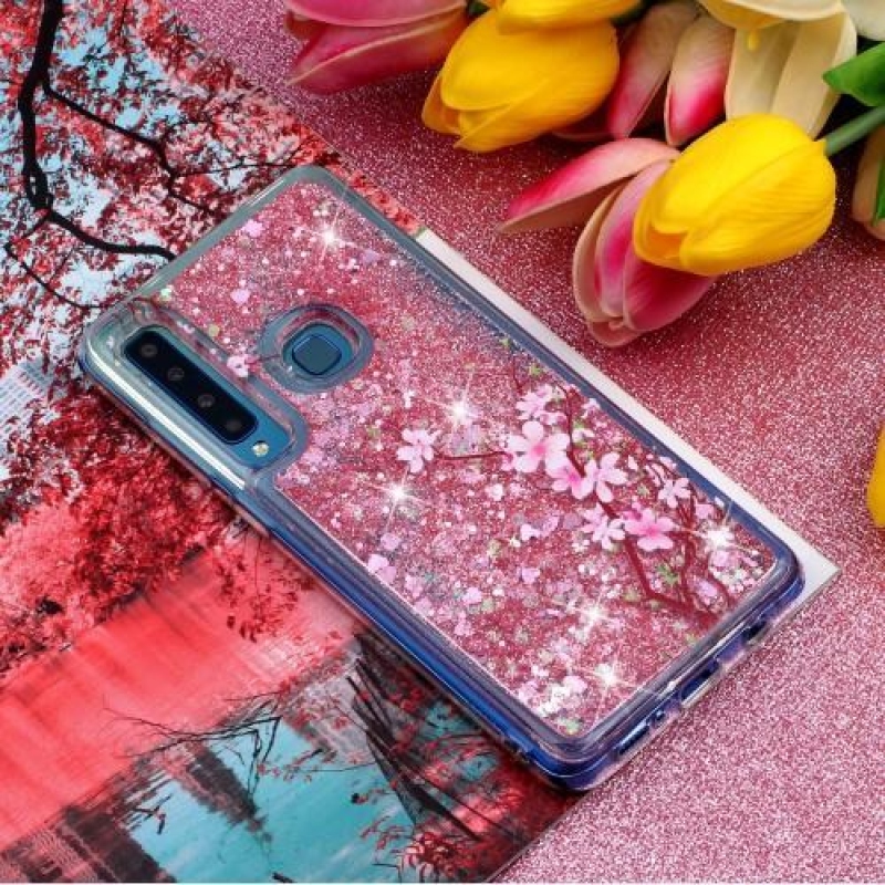 Dinamikus homokóra zselés tok Samsung Galaxy A9 - virágok