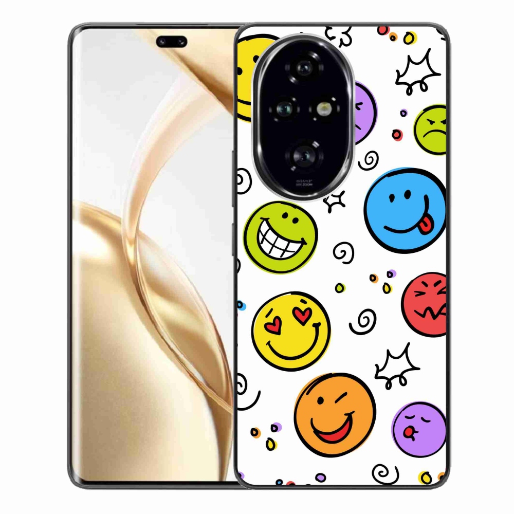 Zselés borítás mmCase a Honor 200 Pro 5G készülékhez - smiley-k