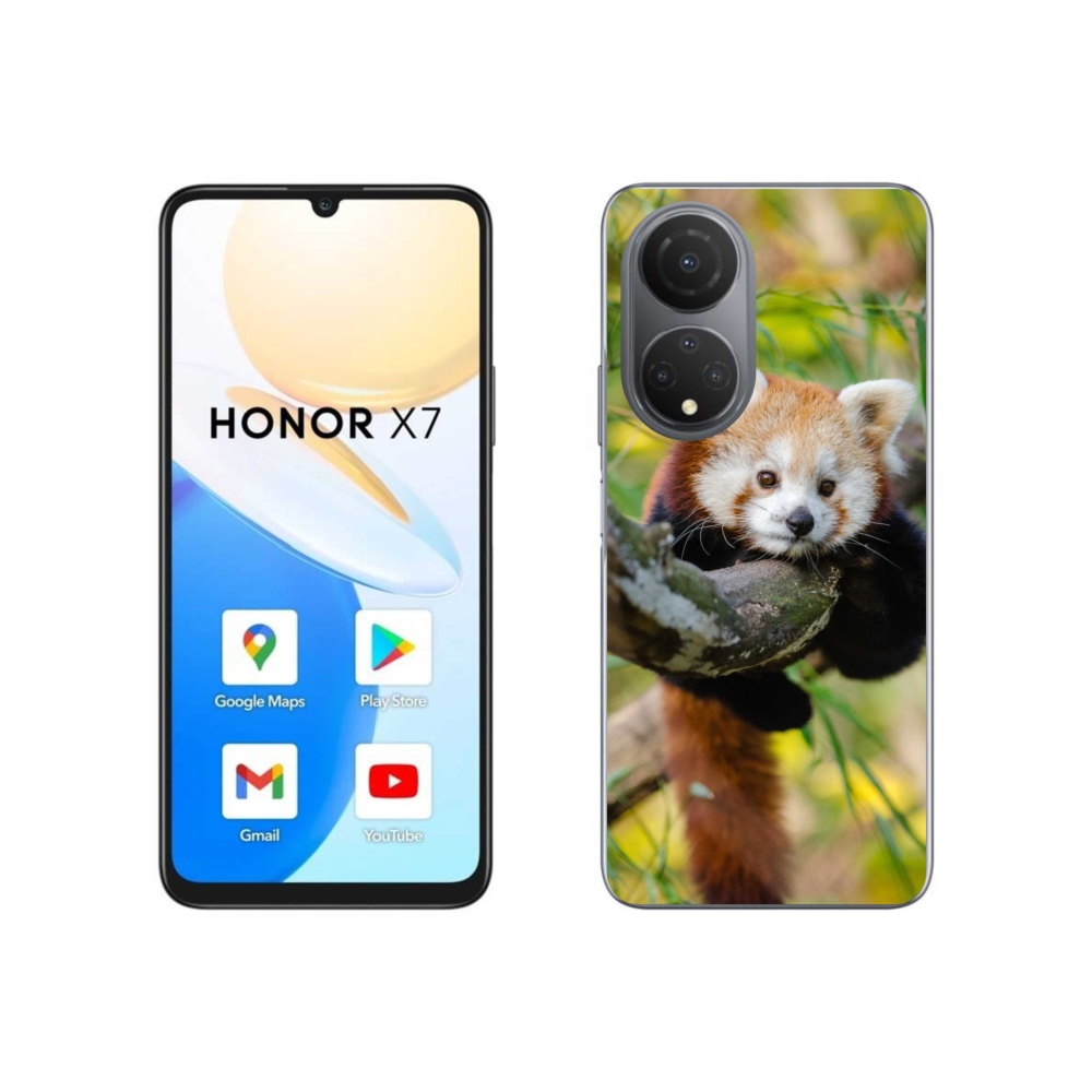 Zselés borítás mmCase a Honor X7-hez - pandavörös